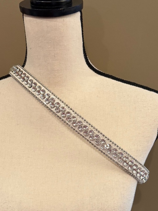 Rhinestone Belts, Western Cowgirl Country Black, White & Silvern Bling (2) main image 9